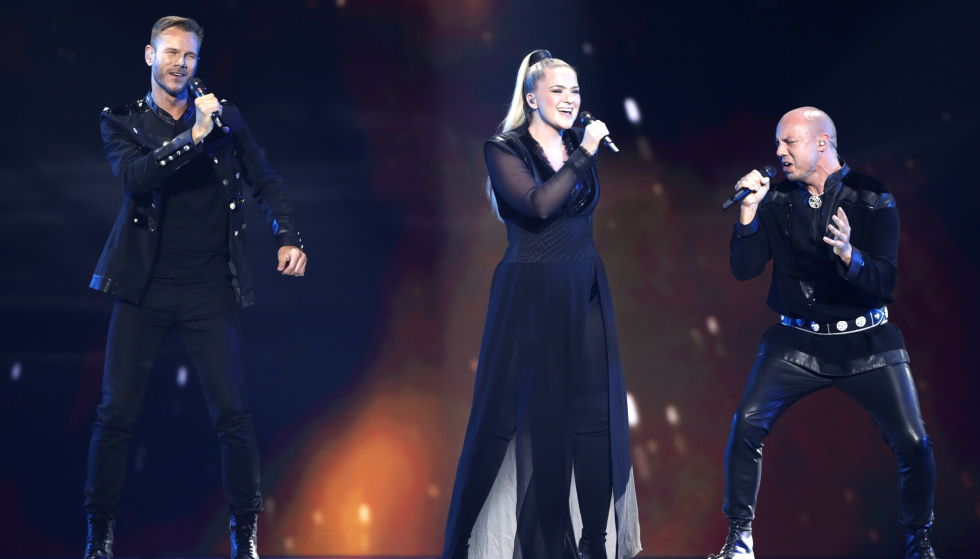TEL AVIV: KEiiNO on stage during Eurovision 2019 after winning the Melodi Grand Prix. Their contribution ended in a 5th place. Photo: NTB.